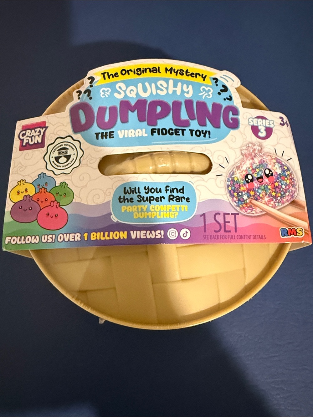 Dumpling Kids Fidget Toy - Yellow